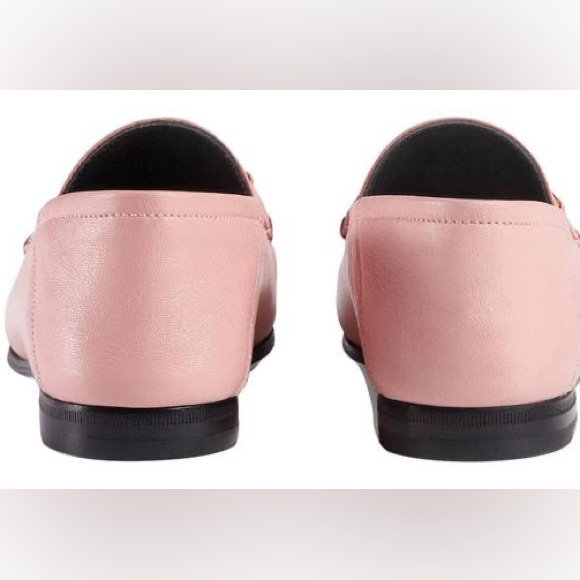 Gucci Brixton Horsebit in Perfect Pink 36.5 Leather Loafers Flats Shoes RARE - Picture 6 of 16
